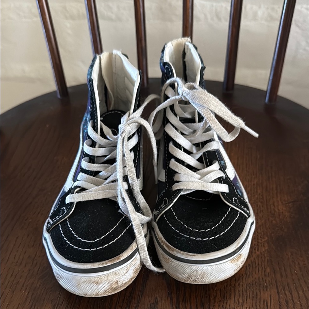 Kids High-Top Black Sneakers